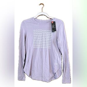 Under Armour Light Purple Graphic Long Sleeve